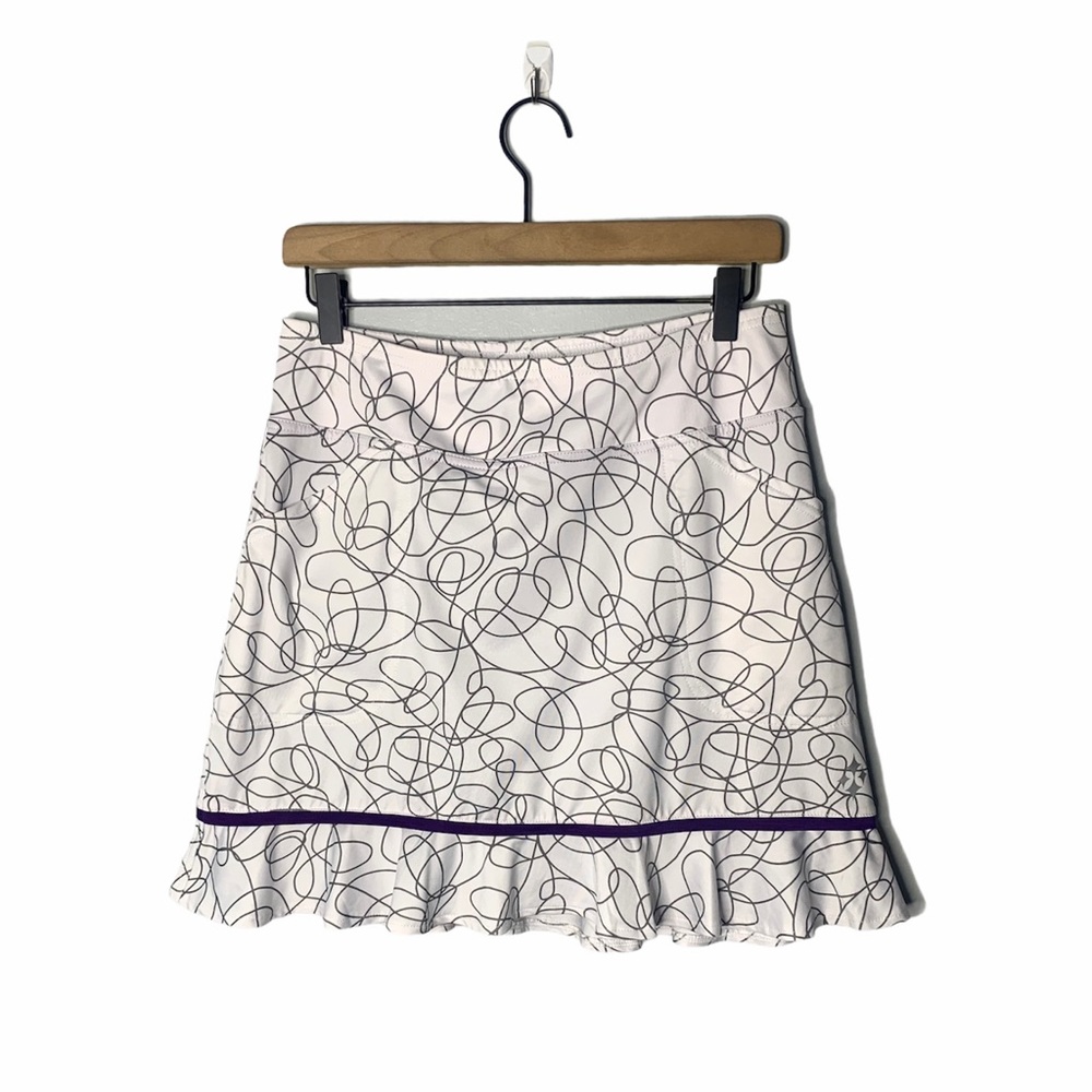 Jofit Sierra Swirl Piped Ruffle Golf Skort - Picture 4 of 6